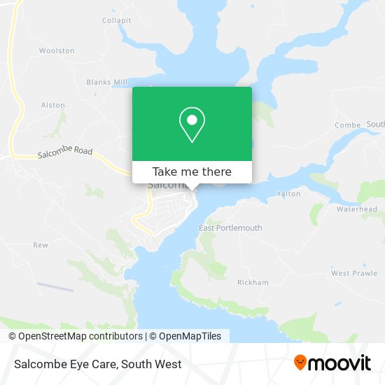 Salcombe Eye Care map