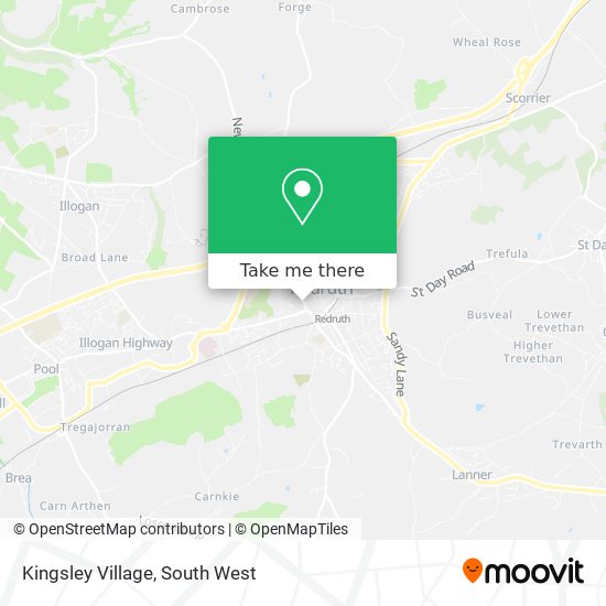 Kingsley Village map