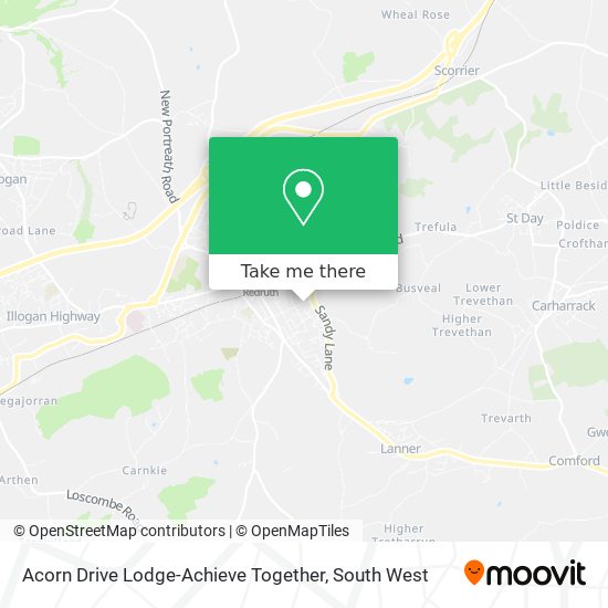 Acorn Drive Lodge-Achieve Together map