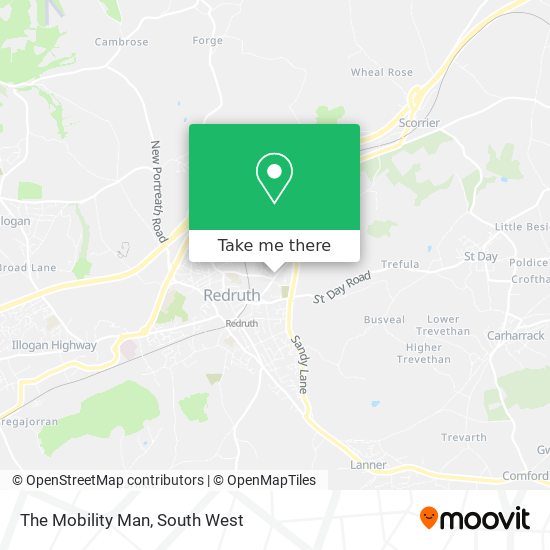The Mobility Man map