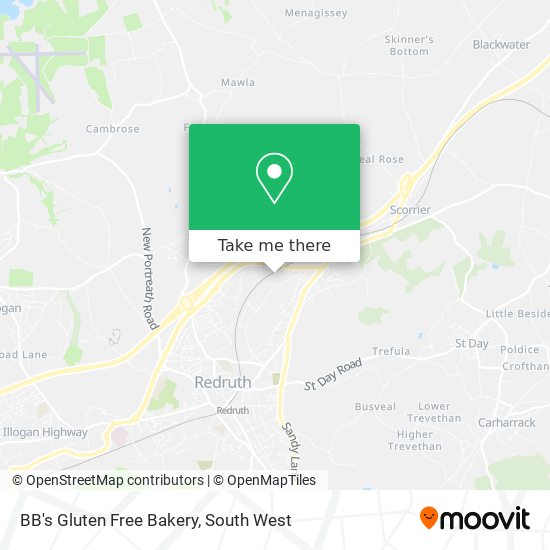 BB's Gluten Free Bakery map