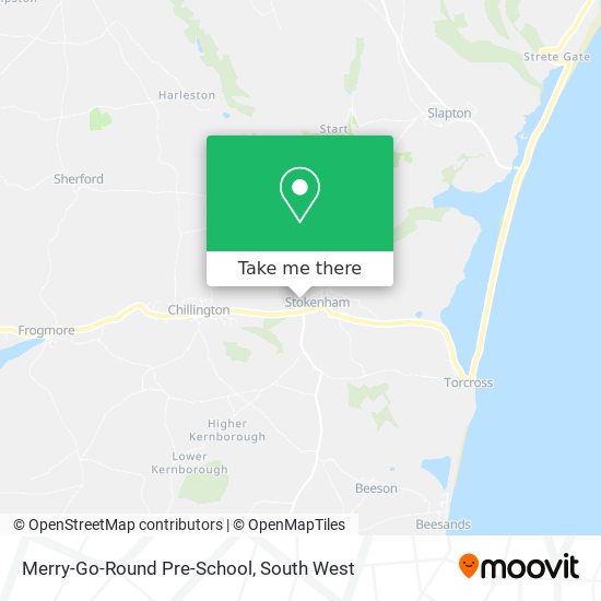 Merry-Go-Round Pre-School map