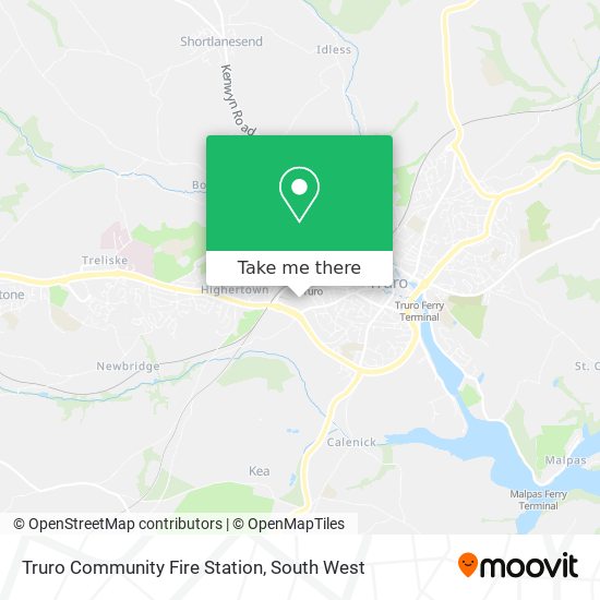 Truro Community Fire Station map