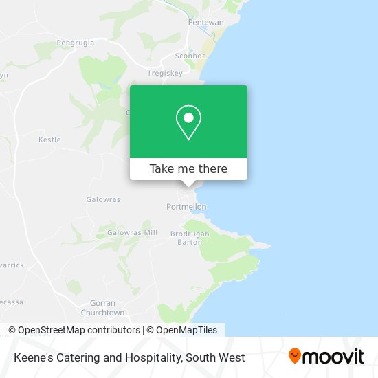 Keene's Catering and Hospitality map