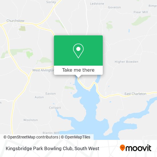 Kingsbridge Park Bowling Club map