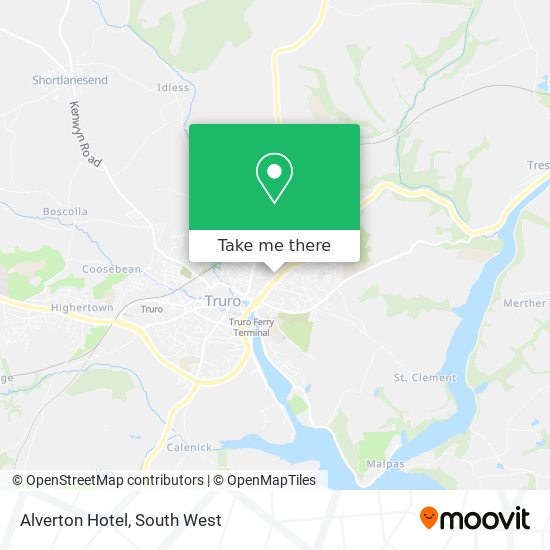 Alverton Hotel map