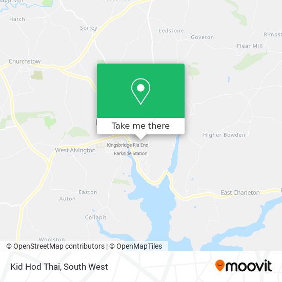 Kid Hod Thai map