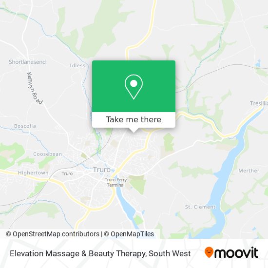 Elevation Massage & Beauty Therapy map