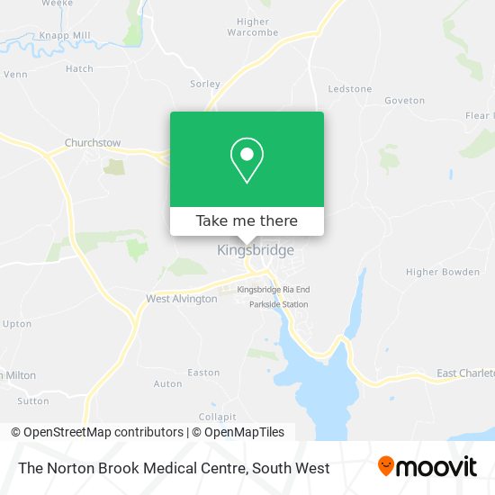 The Norton Brook Medical Centre map