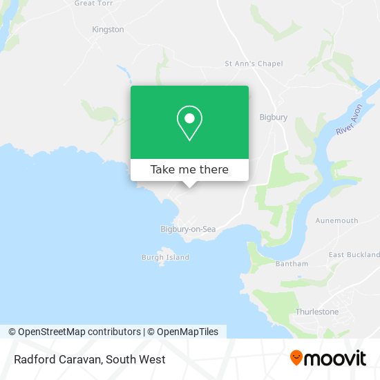 Radford Caravan map