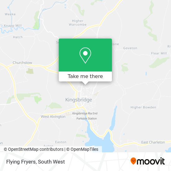 Flying Fryers map