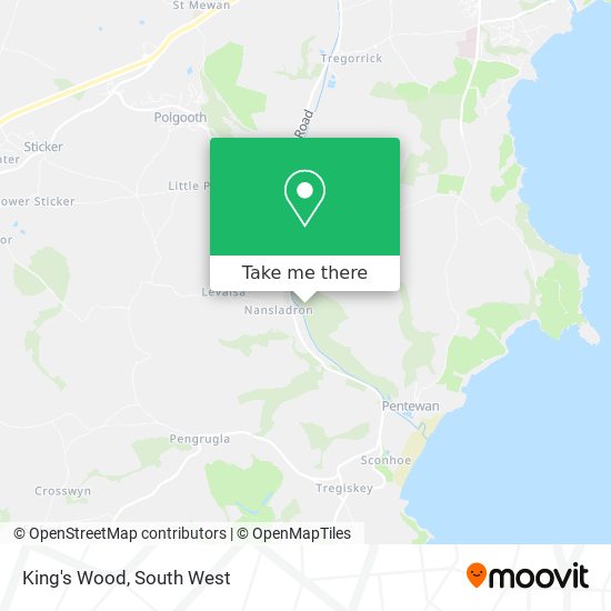 King's Wood map