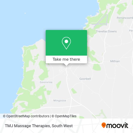 TMJ Massage Therapies map