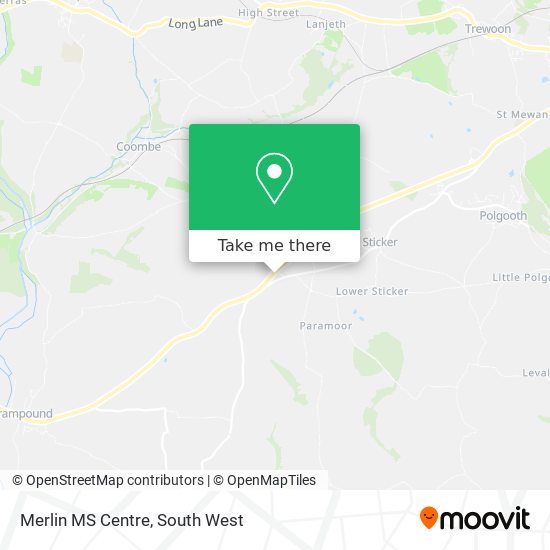Merlin MS Centre map