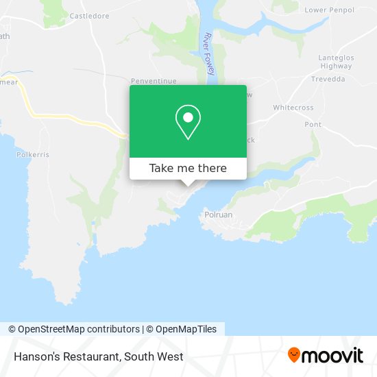 Hanson's Restaurant map