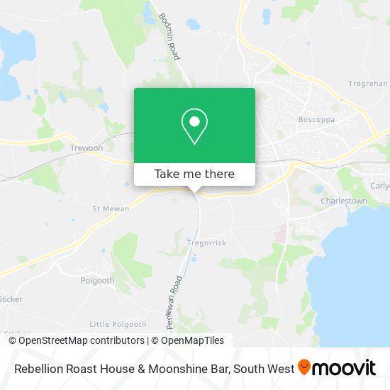 Rebellion Roast House & Moonshine Bar map