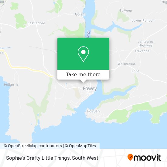 Sophie's Crafty Little Things map