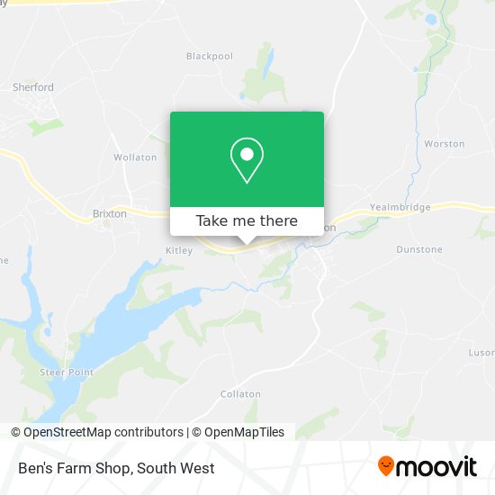 Ben's Farm Shop map