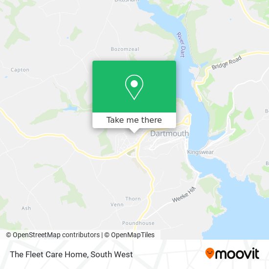 The Fleet Care Home map