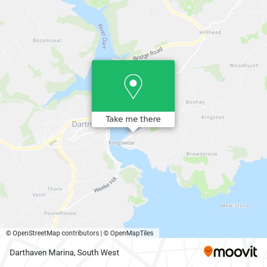 Darthaven Marina map