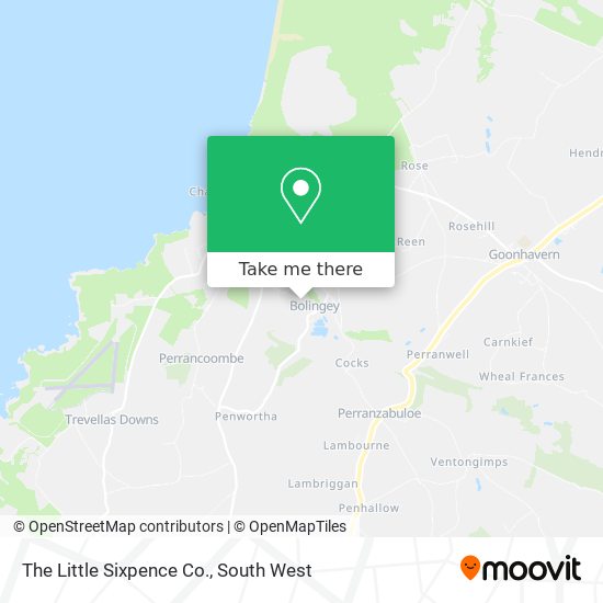 The Little Sixpence Co. map