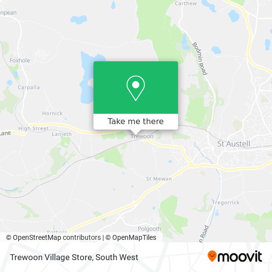 Trewoon Village Store map