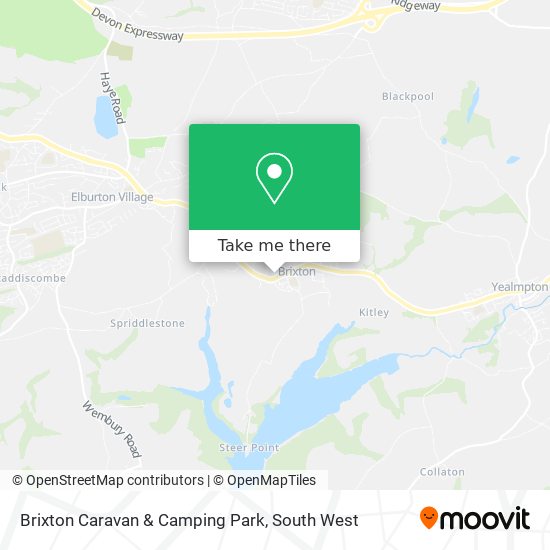 Brixton Caravan & Camping Park map