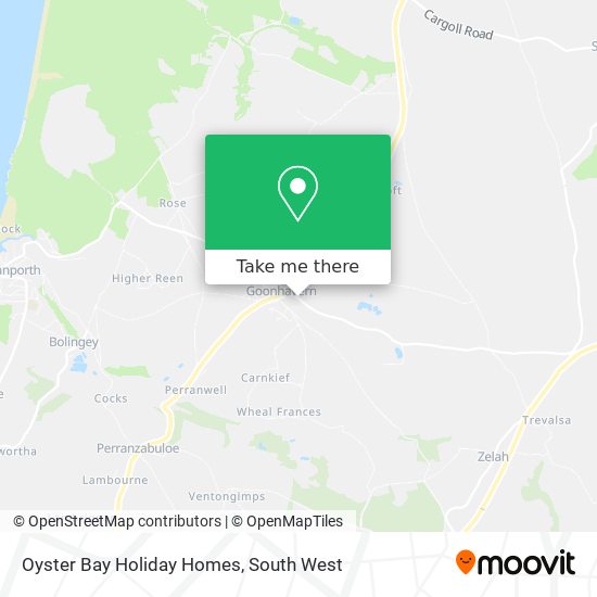 Oyster Bay Holiday Homes map