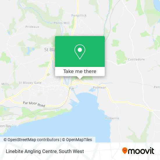 Linebite Angling Centre map