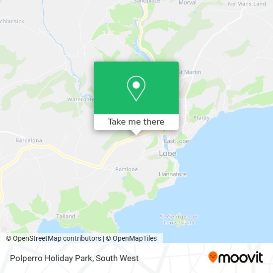 Polperro Holiday Park map