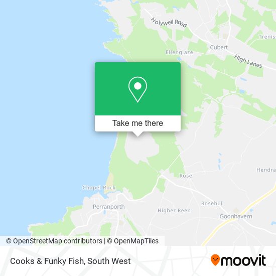 Cooks & Funky Fish map