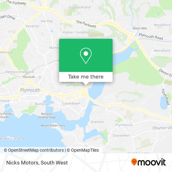 Nicks Motors map