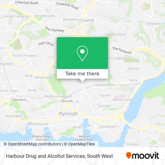 Harbour Drug and Alcohol Services map