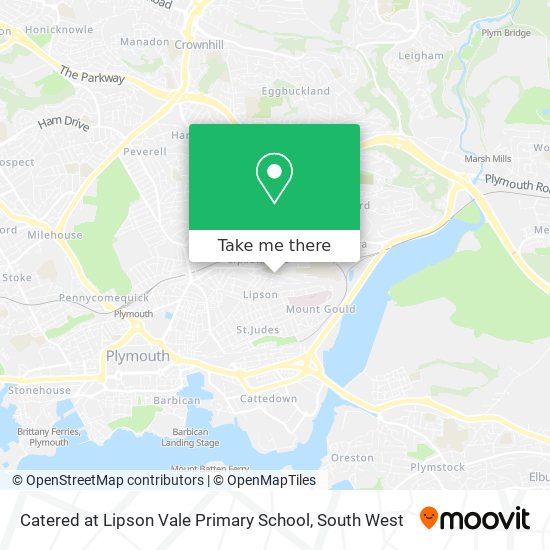 Catered at Lipson Vale Primary School map