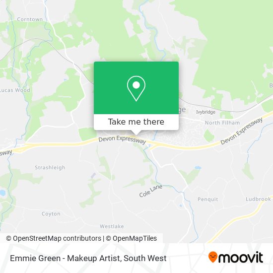 Emmie Green - Makeup Artist map