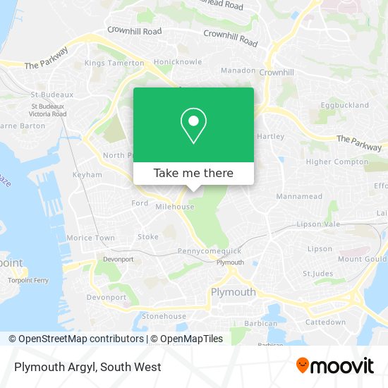 Plymouth Argyl map