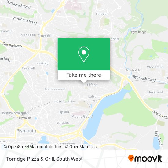 Torridge Pizza & Grill map