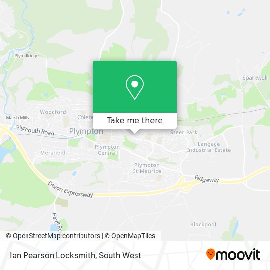 Ian Pearson Locksmith map