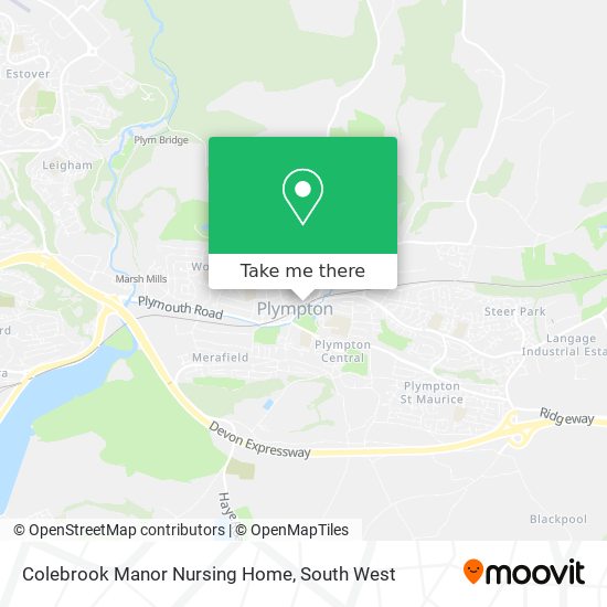 Colebrook Manor Nursing Home map