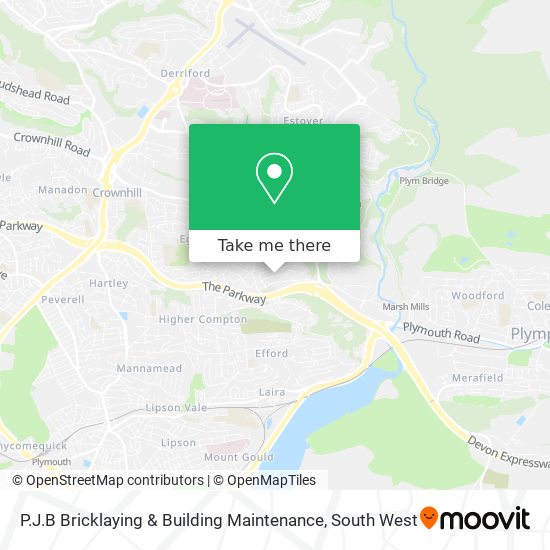 P.J.B Bricklaying & Building Maintenance map