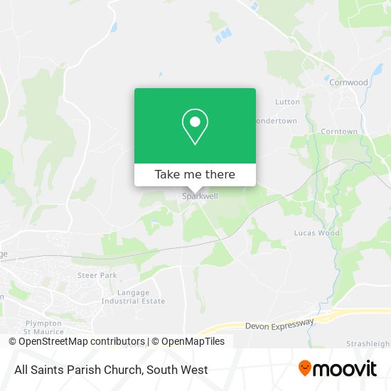 All Saints Parish Church map
