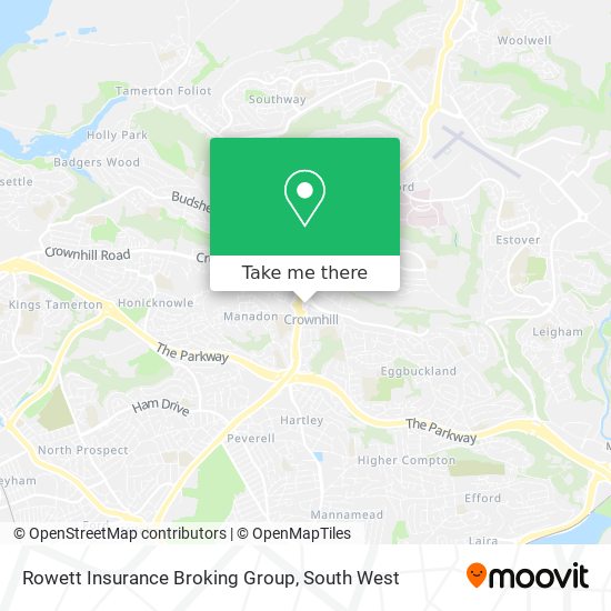 Rowett Insurance Broking Group map