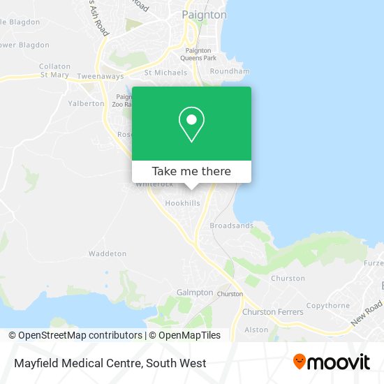 Mayfield Medical Centre map
