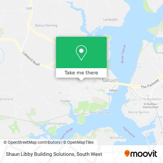 Shaun Libby Building Solutions map