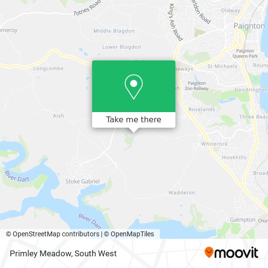 Primley Meadow map