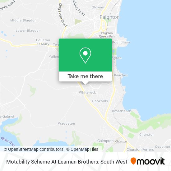 Motability Scheme At Leaman Brothers map