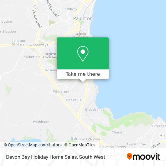 Devon Bay Holiday Home Sales map