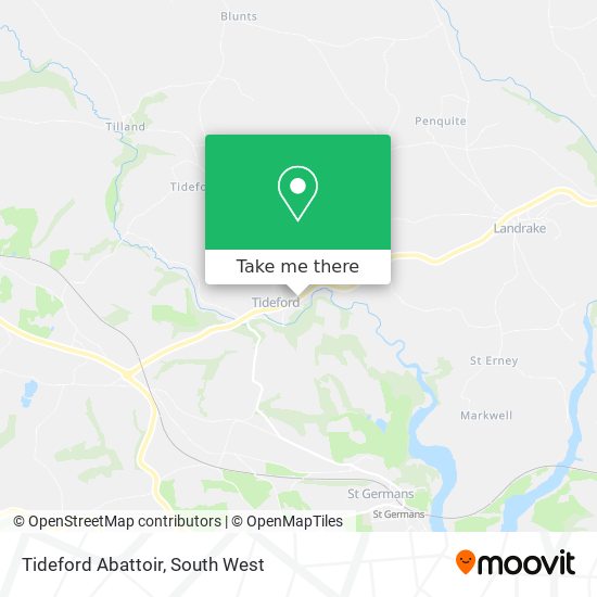 Tideford Abattoir map