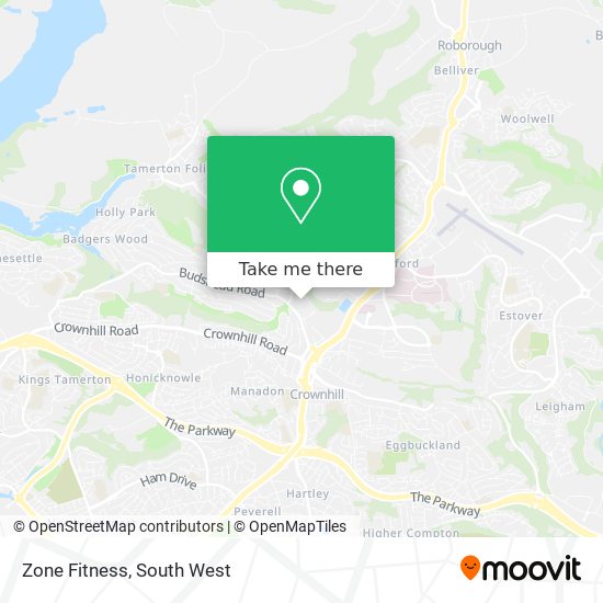 Zone Fitness map