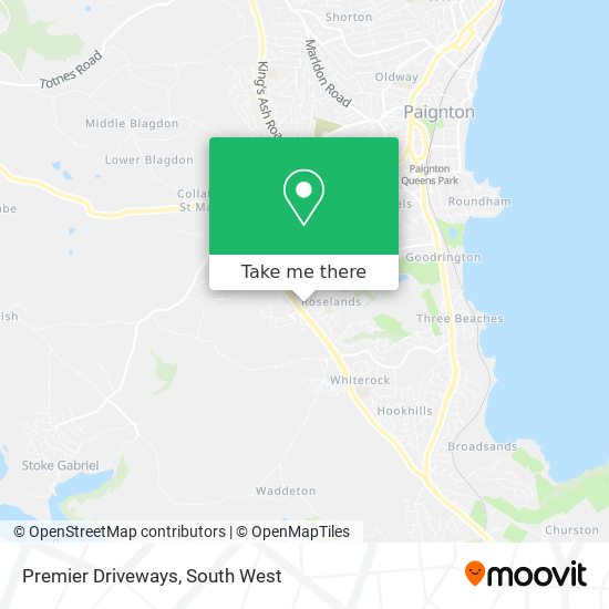 Premier Driveways map